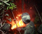 Một thiếu tá hy sinh khi chữa cháy rừng