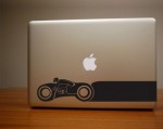 Sáng tạo với logo 'táo khuyết' trên MacBook
